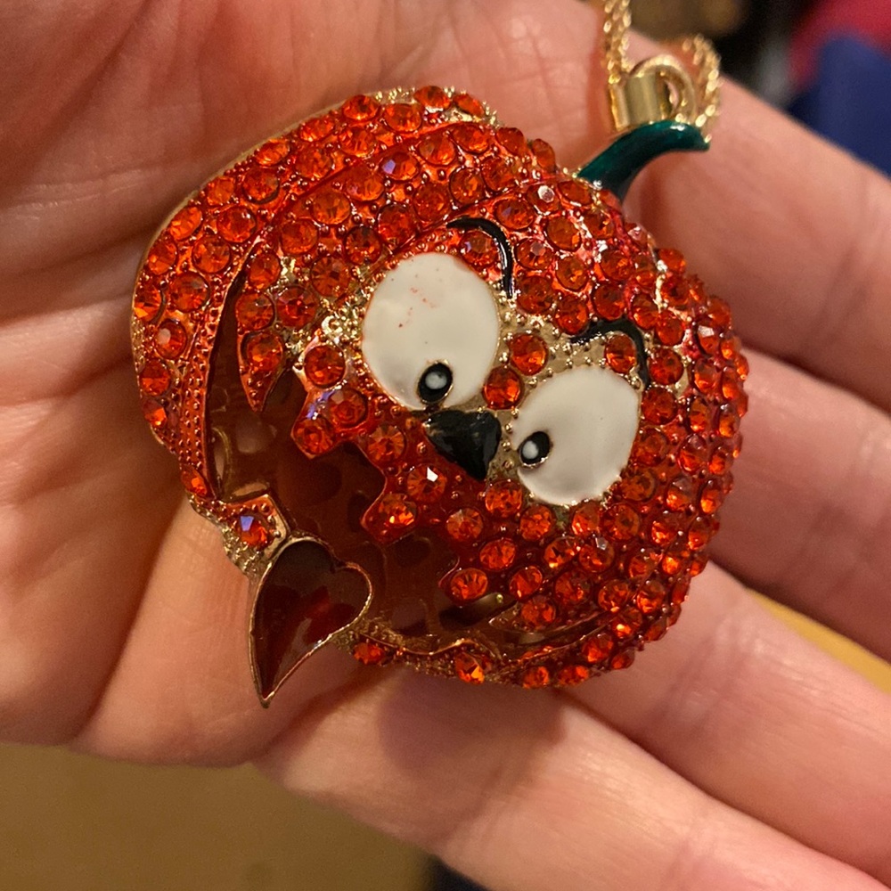 Pumpkin necklace LAST one!